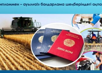 Дипломмен ауылға