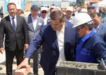 Жалаңаш ауылында жаңа мектептің іргетасы қаланды