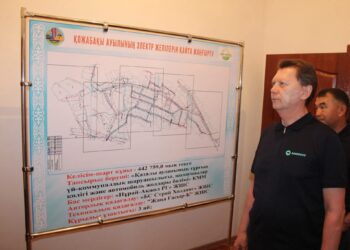 Қожабақы ауылының электр желілері жаңартылуда