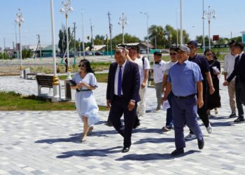 Шиелі ауданында әлеуметтік инфрақұрылым қарқынды жаңаруда