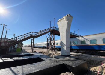 Қазалы теміржол вокзалы күрделі жөндеуден өтуде