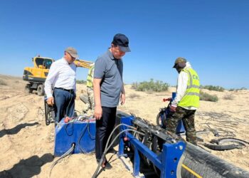 Қазалыда елді мекендерді газдандыру жұмыстары қарқынды жүргізілуде