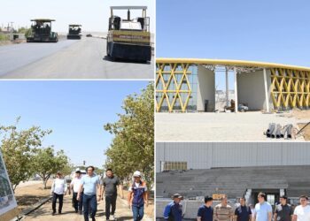 Құрылыс нысандарындағы жұмыс қарқынын көрді