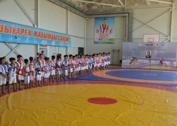 Қазақ күресінен облыстық турнир өтті
