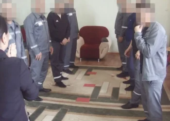 Психолог мамандары жазасын өтеуші азаматтар арасында тимбилдинг өткізді