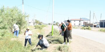 «Таза Қазақстан» акциясы аясында кезекті сенбілік өтті