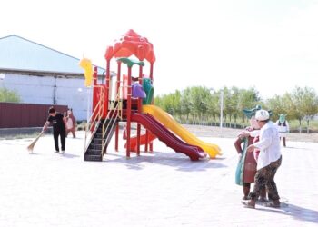 «Таза Қазақстан» экологиялық жобасы аясында Жалағаш ауданының бірқатар ауылдарында абаттандыру және құрылыс жұмыстары жандануда