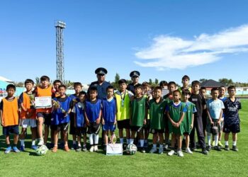 Қызылордалық полицей – болашақ чемпионды тәрбиелеуде