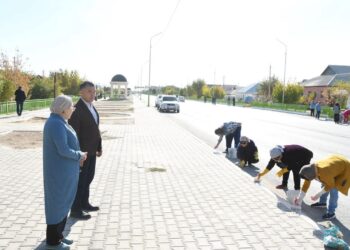 Қазалыда дүниежүзілік тазалық күніне орай сенбілік өтті