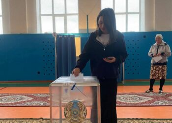 Ең жас сайлаушылар дауыс берді