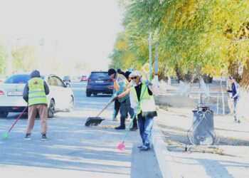 Қазалыда кезекті сенбілік жұмыстары өтті