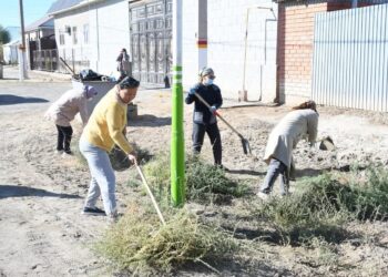 Қазалыда “Таза Қазақстан” экологиялық акциясы аясында сенбілік өтті