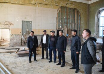 Қазалы ауданының әкімі теміржол вокзалының күрделі жөндеу жұмыстарын көрді