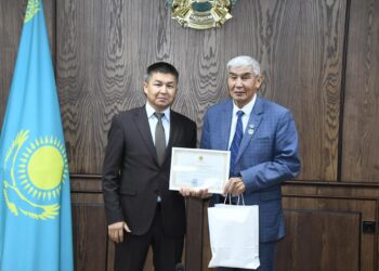 Қазалыда дүниежүзілік пошта күніне орай сала мамандары марапатталды