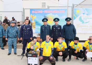 Қызылордада сотталғандар арасында спорттан турнир өтті