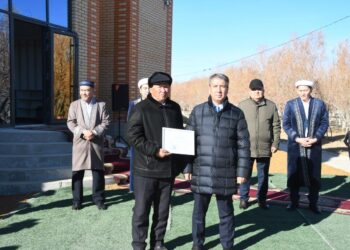 Ғани Мұратбаев ауылында жаңа мешіт ашылды