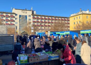 Байқоңыр қаласында Қазалы ауданының ауыл шаруашылығы өнімдерінің жәрмеңкесі өтті