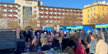 Байқоңыр қаласында Қазалы ауданының ауыл шаруашылығы өнімдерінің жәрмеңкесі өтті