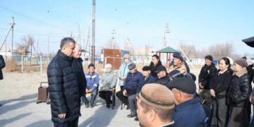 Аудан әкімі Қожабақы және Бозкөл ауылдарының тыныс-тіршілігімен танысты