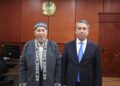 Аудан әкімі еңбек және тыл ардагері Ертас Сәдуақасовты қабылдады