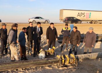Ақжарма ауылын газдандыру жұмыстары жүргізілуде