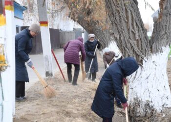 «Таза Қазақстан» экологиялық акциясы аясында Қазалы ауданында сенбілік ұйымдастырылды