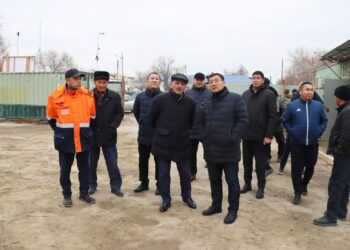 Аудан әкімі теміржол вокзалының қайта жаңғырту жұмыстарымен танысты
