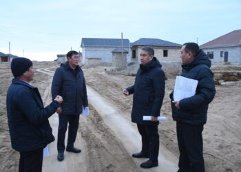 Қазалы ауданының әкімі кент көшелерін аралады
