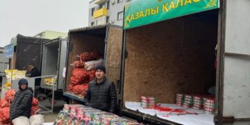 Қызылордада Қазалы ауданының ауыл шаруашылық өнімдерінің жәрмеңкесі өтті