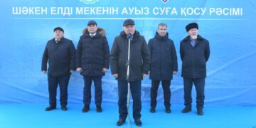 Шәкен ауылына ауыз су келді