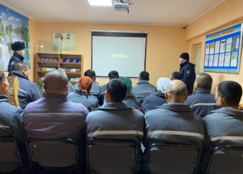 Жазасын өтеушілер отандық фильмді тамашалады