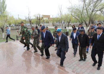 Жалағаш ауданында ерлік күніне орай тағылымды шара өтті