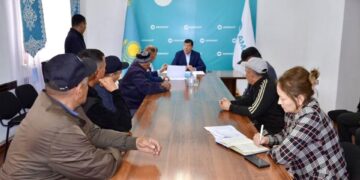 Шиелі ауданының әкімі Айтбай Жандарбеков жеке қабылдау өткізді