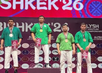 Түгіскен спорт мектебінің түлегі Азия чемионатында қола жүлде алды