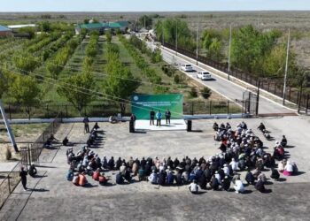 Жаңақорғанда эко акция аясында “Хорасан ата” кесенесінің аумағына тазарту жұмыстары жүргізілді