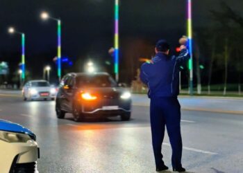 Қызылордада полиция қызметкерлері журналистермен бірлесіп ауқымды рейд жүргізуде