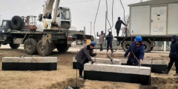 Сырдария ауданында электр желілері жаңартылуда