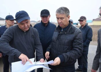 Қазалы ауданының әкімі спорт алаңдары мен абаттандыру жұмыстарын көрді