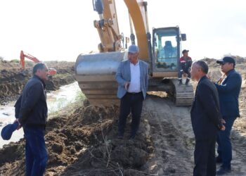 Сырдария: Ауылдардағы каналдардың механикалық тазалау жұмысы басты назарда