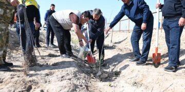 Қазалыда “Таза Қазақстан” экологиялық акциясы аясында жаппай сенбілік өтті