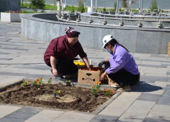 «Таза Қазақстан» акциясы аясында көркейту жұмыстары қарқынды жүріп жатыр