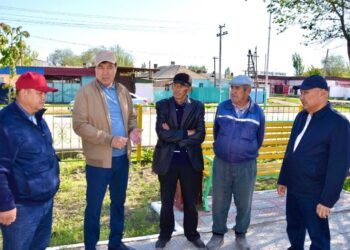 Шиеліде «Таза Қазақстан» акциясы аясында сенбілік жұмыстары қарқынды жүргізілуде