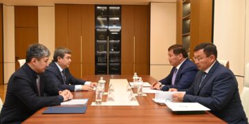 Аймақ басшысы «KEGOC» АҚ басқарма төрағасымен кездесті