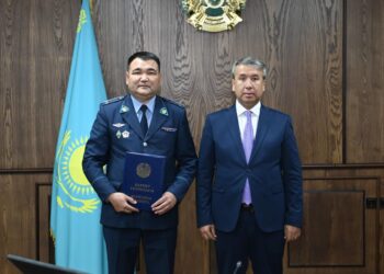 Қазалы: Аудандық полиция бөлімінің жаңа бастығы таныстырылды