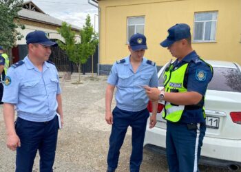 Мекеме қызметкерлерінің автокөлігі тексерілді
