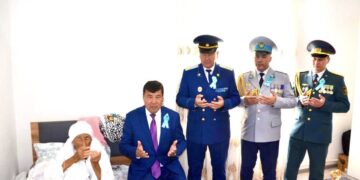 Тағзым мен құрметке толы кездесу