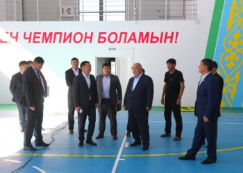 Шижаға ауылында заманауи спорт кешенінің құрылысы қарқынды жүруде