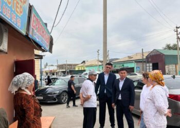 Шиелі кентінде кәсіпкерлік нысандардың сыртқы келбетіне мониторинг жургізілді