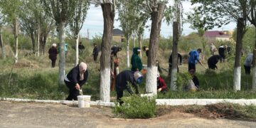 Сырдарияда «Таза Қазақстан» экологиялық акциясы аясында сенбілік өтті