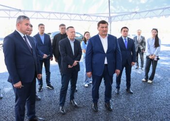 Тасбөгет кентінде жол инфрақұрылымын дамыту жұмыстары қарқынды жүргізілуде